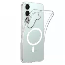 Tech-Protect FlexAir Samsung Galaxy S26 FE tok, MagSafe, Clear, átlátszó-fehér