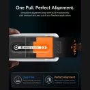 Spigen Glas.tR EZ Fit Pro AC Privacy Samsung Galaxy Z Fold7 / Z Fold8 Ultra tempered kijelzővédő fólia felhelyező kerettel