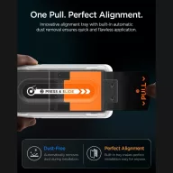   Spigen Glas.tR EZ Fit Pro AC Privacy Samsung Galaxy Z Fold7 / Z Fold8 Ultra tempered kijelzővédő fólia felhelyező kerettel