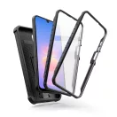 Tech-Protect Kevlar Cam+ Samsung A17 / Galaxy A18 tok kameravédelemmel, kitámasztóval, megerősített sarokkal, fekete