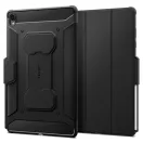 Spigen Rugged Armor Pro Samsung Galaxy Tab S12 Plus tok ceruza tartóval, kitámasztóval, fekete