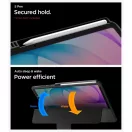 Spigen Rugged Armor Pro Samsung Galaxy Tab S12 Plus tok ceruza tartóval, kitámasztóval, fekete