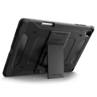  Spigen Tough Armor Pro Samsung Galaxy Tab S12 Plus tok ceruza tartóval, kitámasztóval, fekete