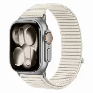   Tech-Protect Nylonloop Apple Watch 8 / 9 / 10 / 11 / 12 / SE / Ultra (44/45/46/49mm) szíj, szövet, bézs