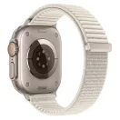 Tech-Protect Nylonloop Apple Watch 8 / 9 / 10 / 11 / 12 / SE / Ultra (44/45/46/49mm) szíj, szövet, bézs