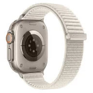   Tech-Protect Nylonloop Apple Watch 8 / 9 / 10 / 11 / 12 / SE / Ultra (44/45/46/49mm) szíj, szövet, bézs
