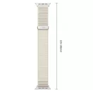 Tech-Protect Nylonloop Apple Watch 8 / 9 / 10 / 11 / 12 / SE / Ultra (44/45/46/49mm) szíj, szövet, bézs