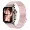 Tech-Protect Nylonloop Apple Watch 8 / 9 / 10 / 11 / 12 / SE / Ultra (44/45/46/49mm) szíj, szövet, rózsaszín