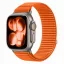 Tech-Protect Nylonloop Apple Watch 8 / 9 / 10 / 11 / 12 / SE / Ultra (44/45/46/49mm) szíj, szövet, narancs