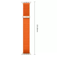   Tech-Protect Nylonloop Apple Watch 8 / 9 / 10 / 11 / 12 / SE / Ultra (44/45/46/49mm) szíj, szövet, narancs