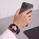 Tech-Protect Nylonloop Apple Watch 8 / 9 / 10 / 11 / 12 / SE / Ultra (44/45/46/49mm) szíj, szövet, burgundi