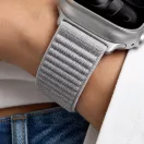 Tech-Protect Nylonloop Apple Watch 8 / 9 / 10 / 11 / 12 / SE / Ultra (44/45/46/49mm) szíj, szövet, szürke