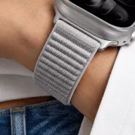   Tech-Protect Nylonloop Apple Watch 8 / 9 / 10 / 11 / 12 / SE / Ultra (44/45/46/49mm) szíj, szövet, szürke