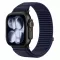 Tech-Protect Nylonloop Apple Watch 8 / 9 / 10 / 11 / 12 / SE / Ultra (44/45/46/49mm) szíj, szövet, sötétkék