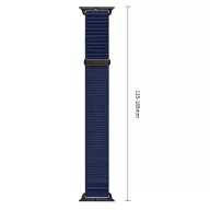   Tech-Protect Nylonloop Apple Watch 8 / 9 / 10 / 11 / 12 / SE / Ultra (44/45/46/49mm) szíj, szövet, sötétkék