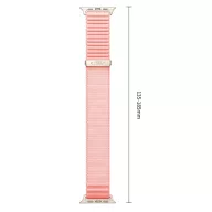   Tech-Protect Nylonloop Apple Watch 8 / 9 / 10 / 11 / 12 / SE (40/41/42mm) szíj, szövet, rózsaszín
