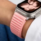 Tech-Protect Nylonloop Apple Watch 8 / 9 / 10 / 11 / 12 / SE (40/41/42mm) szíj, szövet, rózsaszín