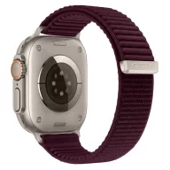   Tech-Protect Nylonloop Apple Watch 8 / 9 / 10 / 11 / 12 / SE (40/41/42mm) szíj, szövet, burgundi