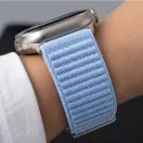 Tech-Protect Nylonloop Apple Watch 8 / 9 / 10 / 11 / 12 / SE (40/41/42mm) szíj, szövet, világoskék