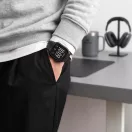 Tech-Protect Defense Apple Watch 12 46mm tok, kijelzővédő felülettel, fekete-átlátszó (2db)