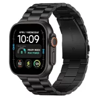   Tech-Protect Stainless Apple Watch 8 / 9 / 10 / 11 / 12 / SE / Ultra (44/45/46/49mm) szíj, fém, fekete