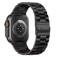   Tech-Protect Stainless Apple Watch 8 / 9 / 10 / 11 / 12 / SE / Ultra (44/45/46/49mm) szíj, fém, fekete