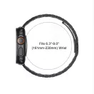Tech-Protect Stainless Apple Watch 8 / 9 / 10 / 11 / 12 / SE / Ultra (44/45/46/49mm) szíj, fém, fekete