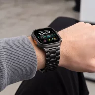   Tech-Protect Stainless Apple Watch 8 / 9 / 10 / 11 / 12 / SE / Ultra (44/45/46/49mm) szíj, fém, fekete