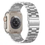   Tech-Protect Stainless Apple Watch 8 / 9 / 10 / 11 / 12 / SE / Ultra (44/45/46/49mm) szíj, fém, ezüst
