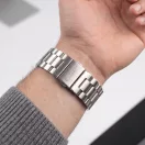 Tech-Protect Stainless Apple Watch 8 / 9 / 10 / 11 / 12 / SE / Ultra (44/45/46/49mm) szíj, fém, ezüst