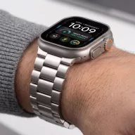   Tech-Protect Stainless Apple Watch 8 / 9 / 10 / 11 / 12 / SE / Ultra (44/45/46/49mm) szíj, fém, ezüst