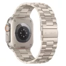 Tech-Protect Stainless Apple Watch 8 / 9 / 10 / 11 / 12 / SE / Ultra (44/45/46/49mm) szíj, fém, bézs