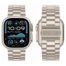 Tech-Protect Stainless Apple Watch 8 / 9 / 10 / 11 / 12 / SE / Ultra (44/45/46/49mm) szíj, fém, bézs