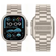   Tech-Protect Stainless Apple Watch 8 / 9 / 10 / 11 / 12 / SE / Ultra (44/45/46/49mm) szíj, fém, bézs