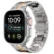 Tech-Protect Stainless Apple Watch 8 / 9 / 10 / 11 / 12 / SE / Ultra (44/45/46/49mm) szíj, fém, ezüst-narancs