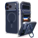 Spigen Ultra Hybrid Optik S Apple iPhone 18 Pro Max / 17 Pro Max tok, MagSafe, Clear Deep Blue, átlátszó-kék
