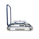 Spigen Ultra Hybrid Optik S Apple iPhone 18 Pro Max / 17 Pro Max tok, MagSafe, Clear Deep Blue, átlátszó-kék