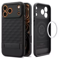   Spigen Parallax S Apple iPhone 18 Pro / 17 Pro tok, MagSafe, Matte Black, fekete