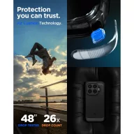 Spigen Rugged Armor Xiaomi 17T Pro tok, Matte Black, fekete