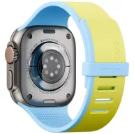   Uniq x Pantone Revix IV Premium Apple Watch Ultra 4 / 3 / 2 / 1 / SE / 12 / 11 / 10 / 9 / 8 (44/45/46/49mm) mágneses szíj, sárga-kék
