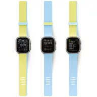   Uniq x Pantone Revix IV Premium Apple Watch Ultra 4 / 3 / 2 / 1 / SE / 12 / 11 / 10 / 9 / 8 (44/45/46/49mm) mágneses szíj, sárga-kék