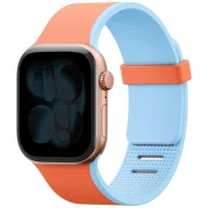   Uniq x Pantone Revix IV Premium Apple Watch 8 / 9 / 10 / 11 / 12 / SE (40/41/42mm) mágneses szíj, narancs-kék