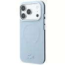 Lacoste Petit Pique Embossed Apple iPhone 18 Pro Max / 17 Pro Max mágneses hátlap tok, MagSafe, kék