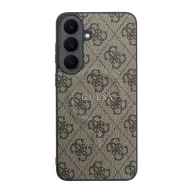   Guess PU Leather 4G Samsung Galaxy S26 FE hátlap tok, MagSafe, barna