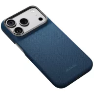   Pitaka Argyle Apple iPhone 18 Pro / 17 Pro hátlap tok, MagSafe, kék