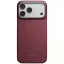 Pitaka Argyle Apple iPhone 18 Pro Max / 17 Pro Max hátlap tok, MagSafe, burgundi