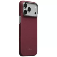   Pitaka Argyle Apple iPhone 18 Pro Max / 17 Pro Max hátlap tok, MagSafe, burgundi