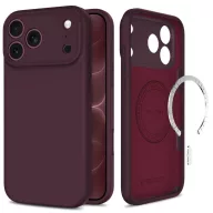  Tech-Protect Silicone Apple iPhone 17 Pro Max / 18 Pro Max szilikon tok, MagSafe, burgundi