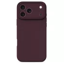 Tech-Protect Silicone Apple iPhone 17 Pro Max / 18 Pro Max szilikon tok, MagSafe, burgundi