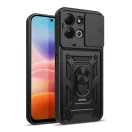 Tech-Protect Camshield Pro Xiaomi Redmi 17 / Poco C95 Pro strapabíró tok kameravédelemmel, kitámasztóval, fekete